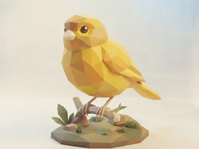 Low Poly Canary