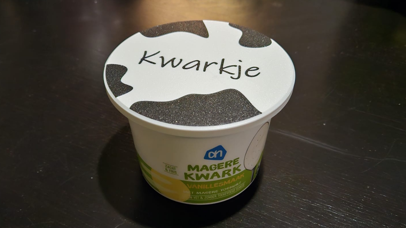 Kwark Deksel voor Albert Heijn Magere Kwark met Magere Yoghurt (500g)