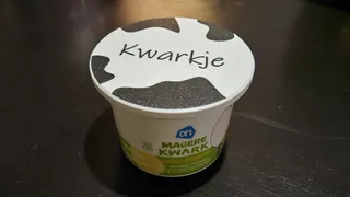 Kwark Deksel voor Albert Heijn Magere Kwark met Magere Yoghurt (500g)