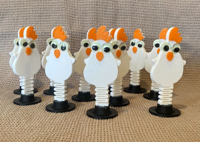 Bobbling Spring Chicken
