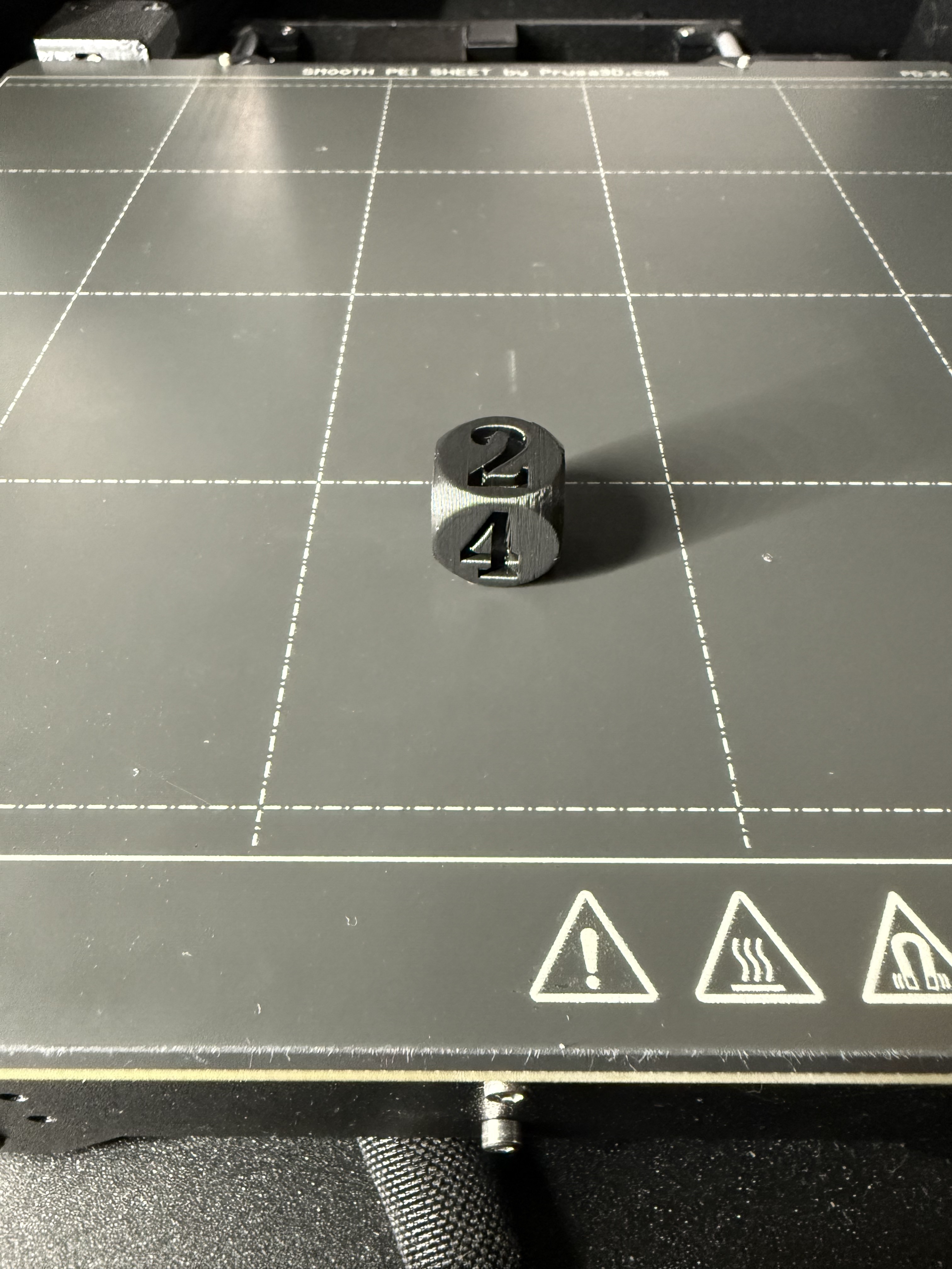 Dice with numbers