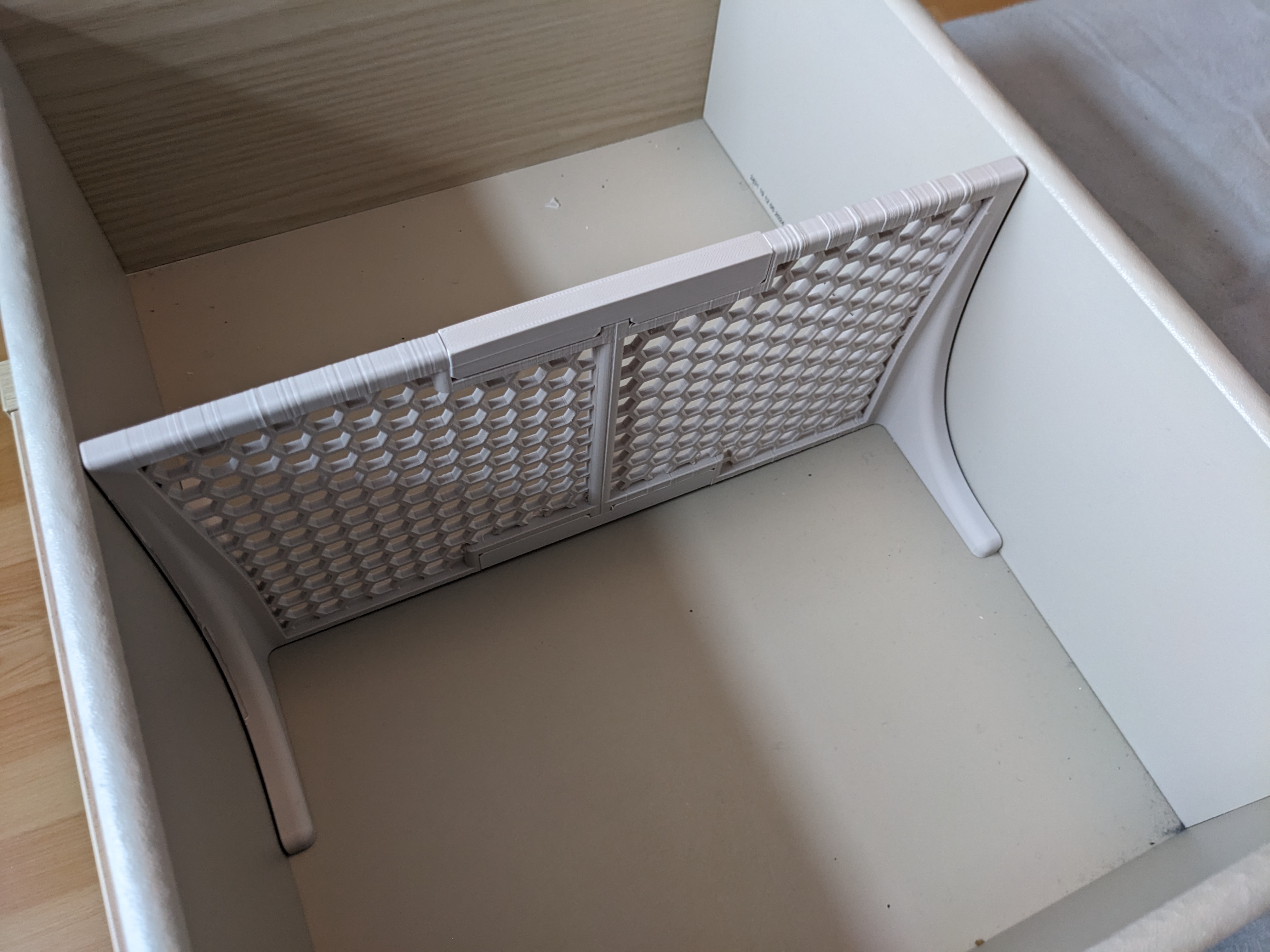 Shorter Ikea MÄLM divider for Mini