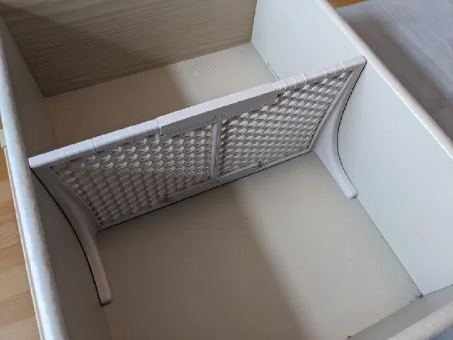 Shorter Ikea MÄLM divider for Mini