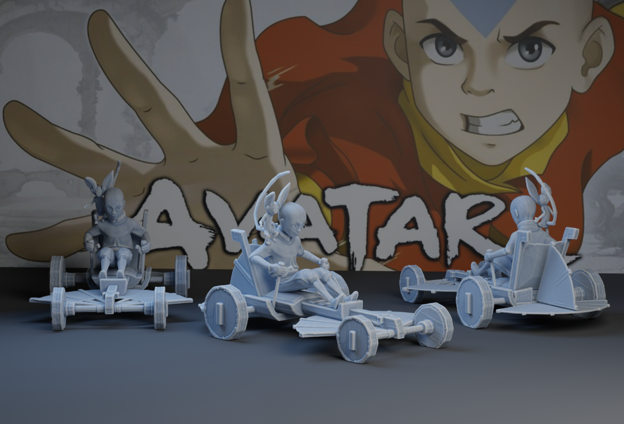 Aang : Kite Car : Last Airbender