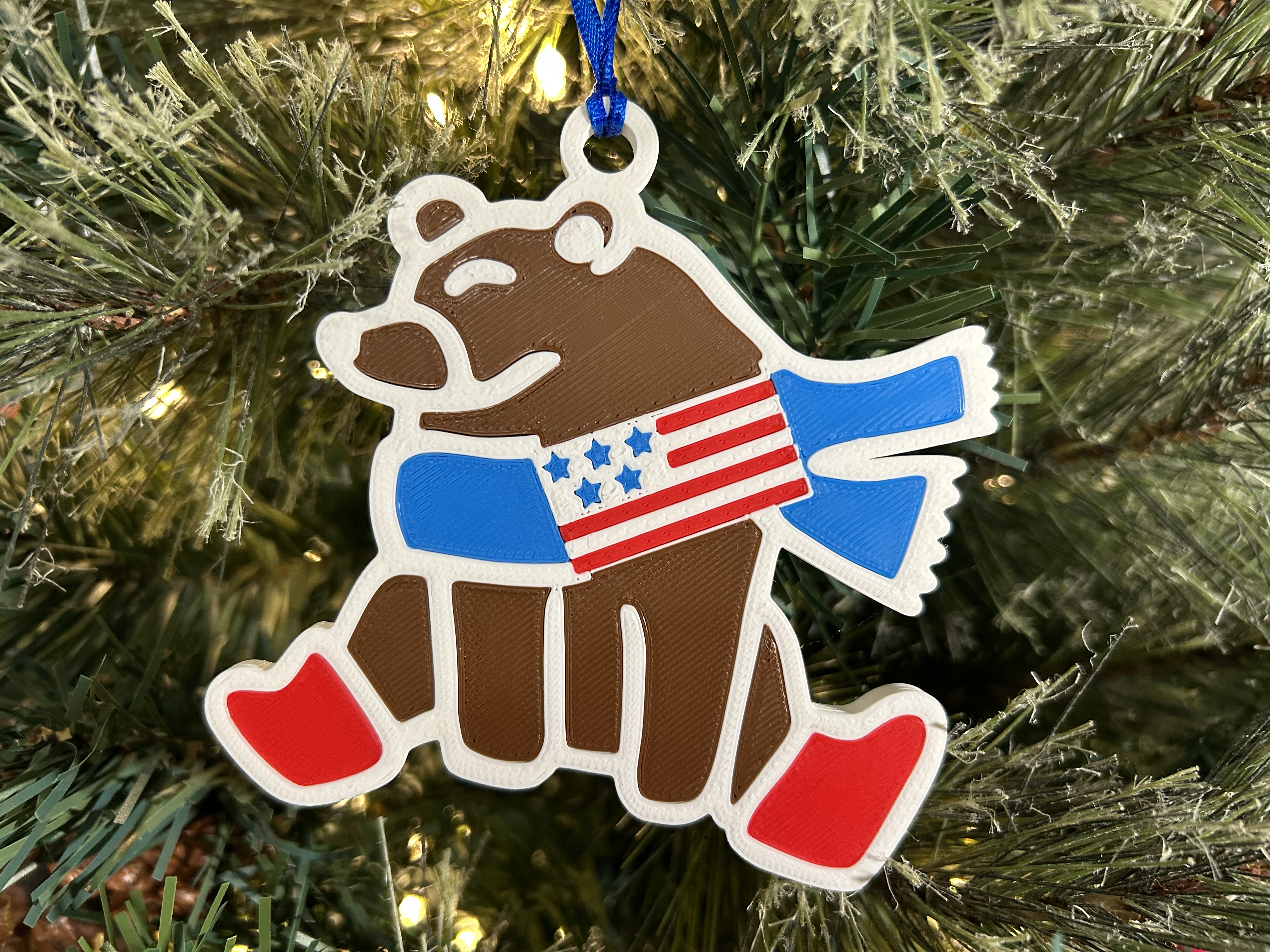 American Bear Ornament