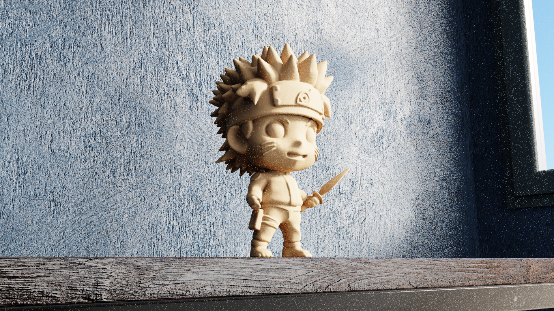 Miniatura 2 do modelo 3D Chibi Naruto