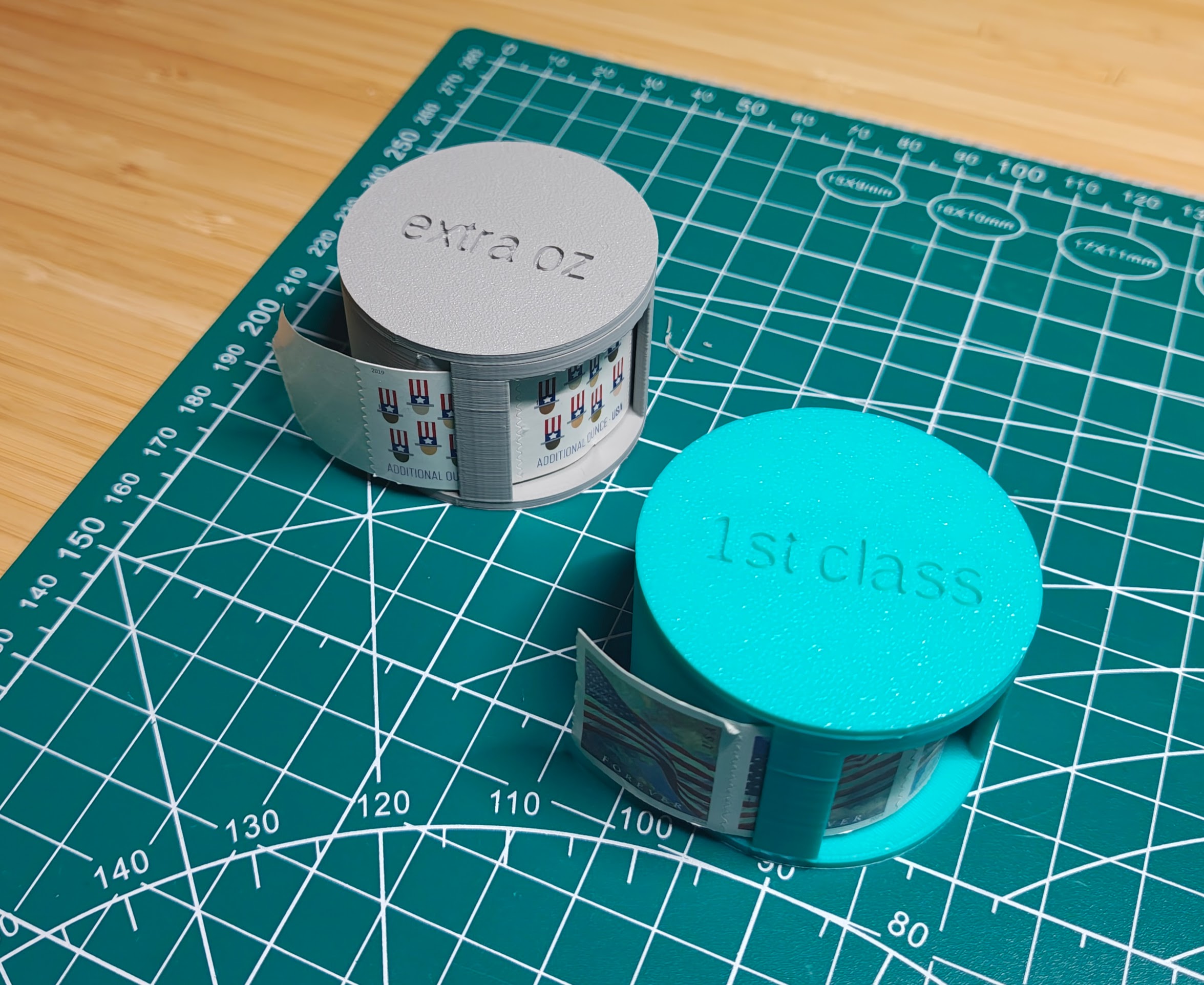 US postage roll stamp dispensers