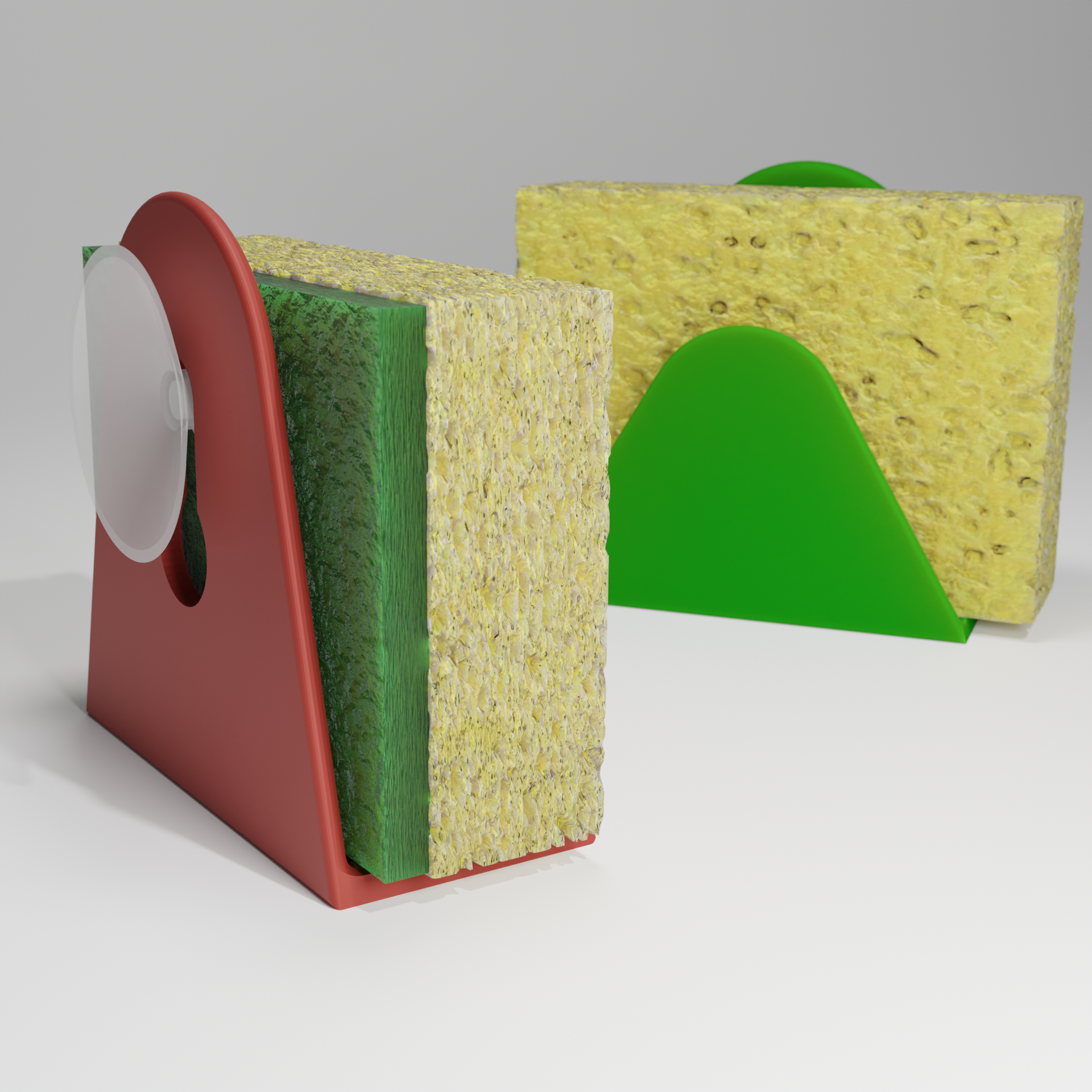 In-sink sponge support