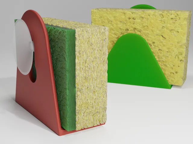 In-sink sponge support