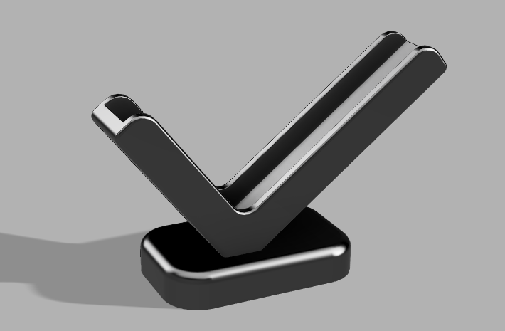 Business Card Display Stand - Angled Holder