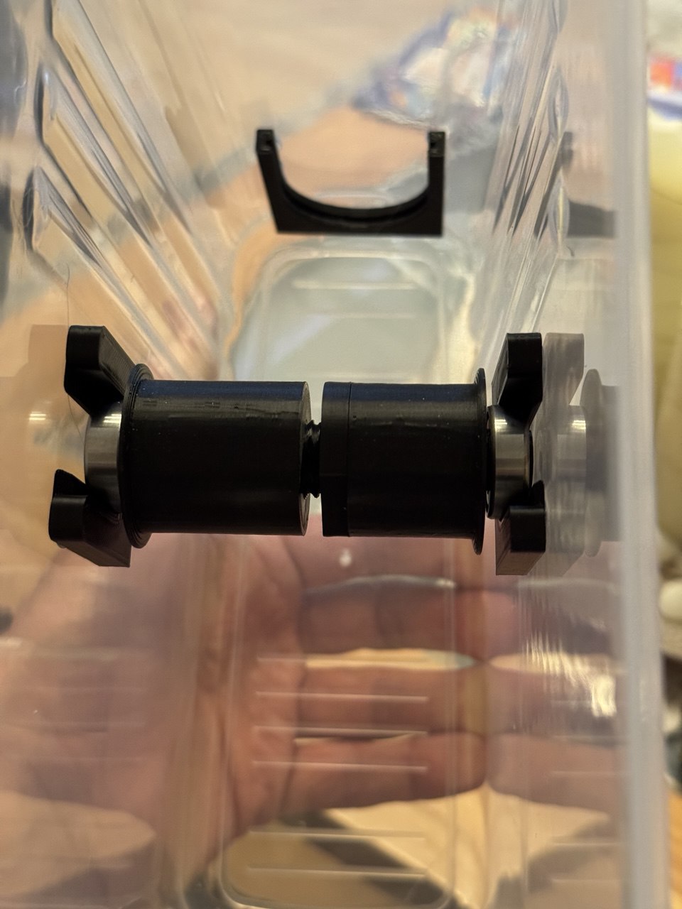 Remix of Expandable spool holder for dry Box (Cereal box)
