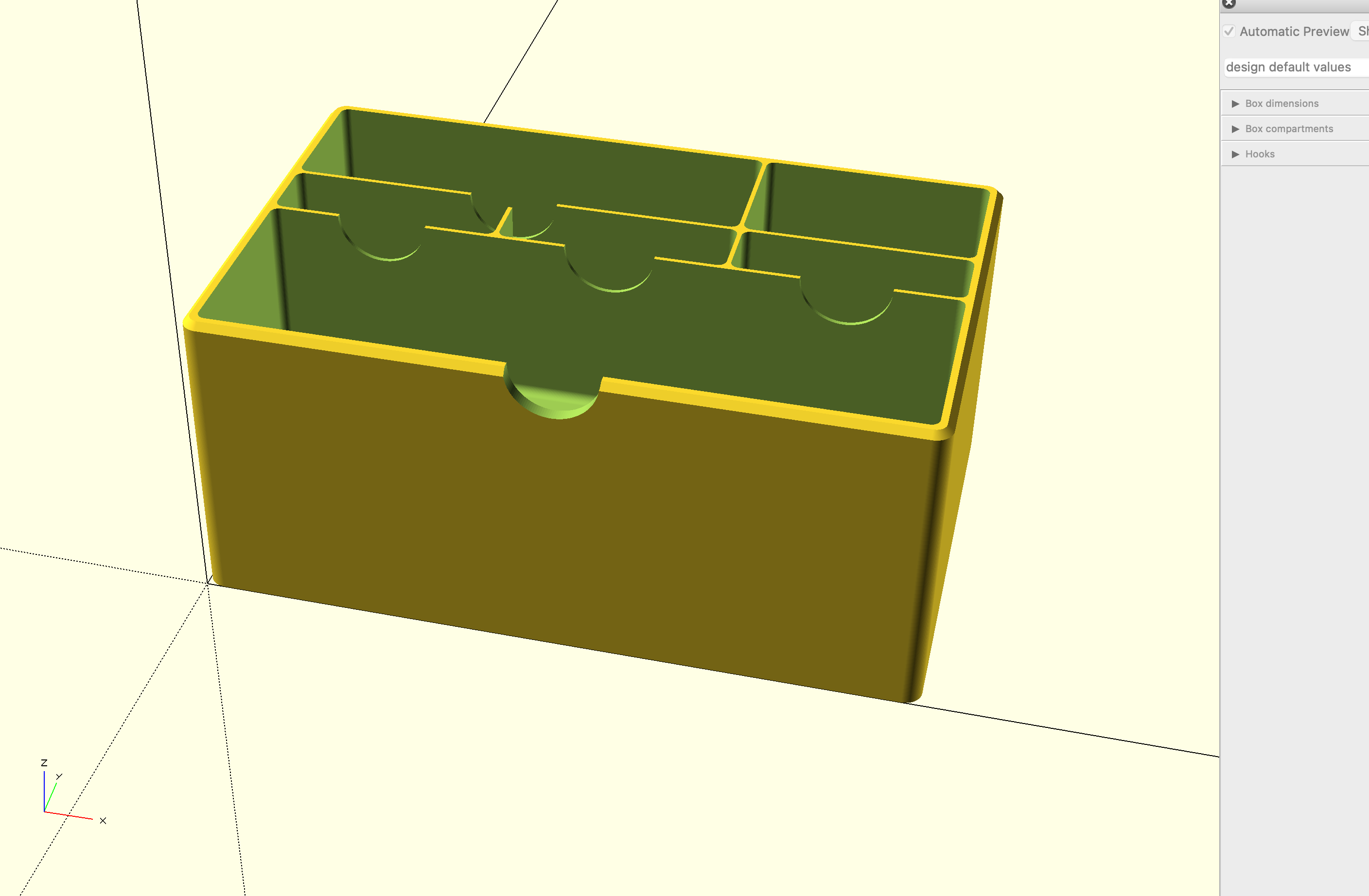 SKÅDIS Box (OpenSCAD) — miniatura 17