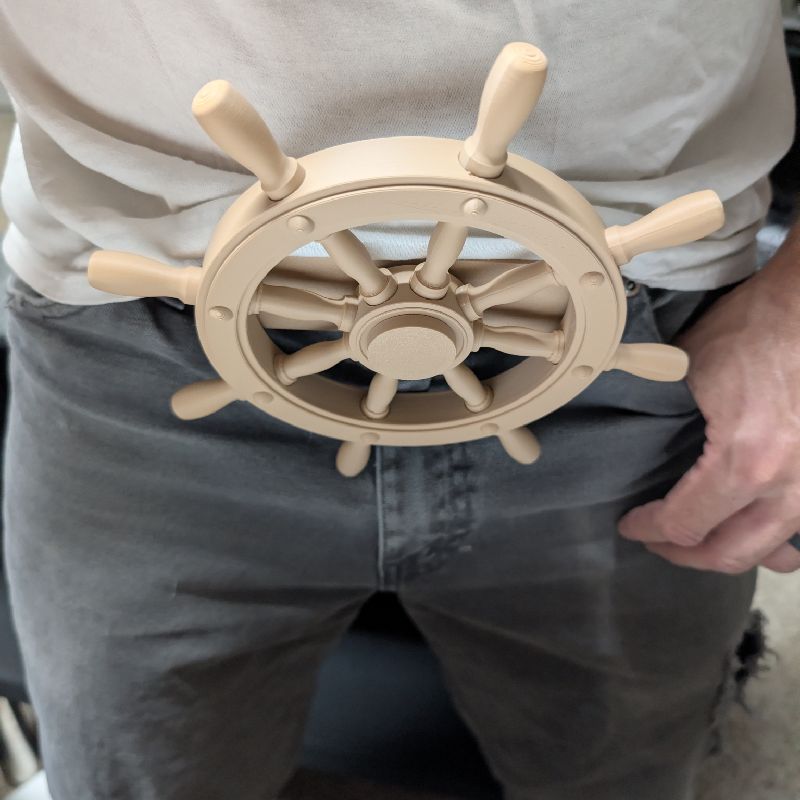 Pirate Belt Buckle Ship＇s Wheel Cosplay Prop by SunShine.CID | Download ...