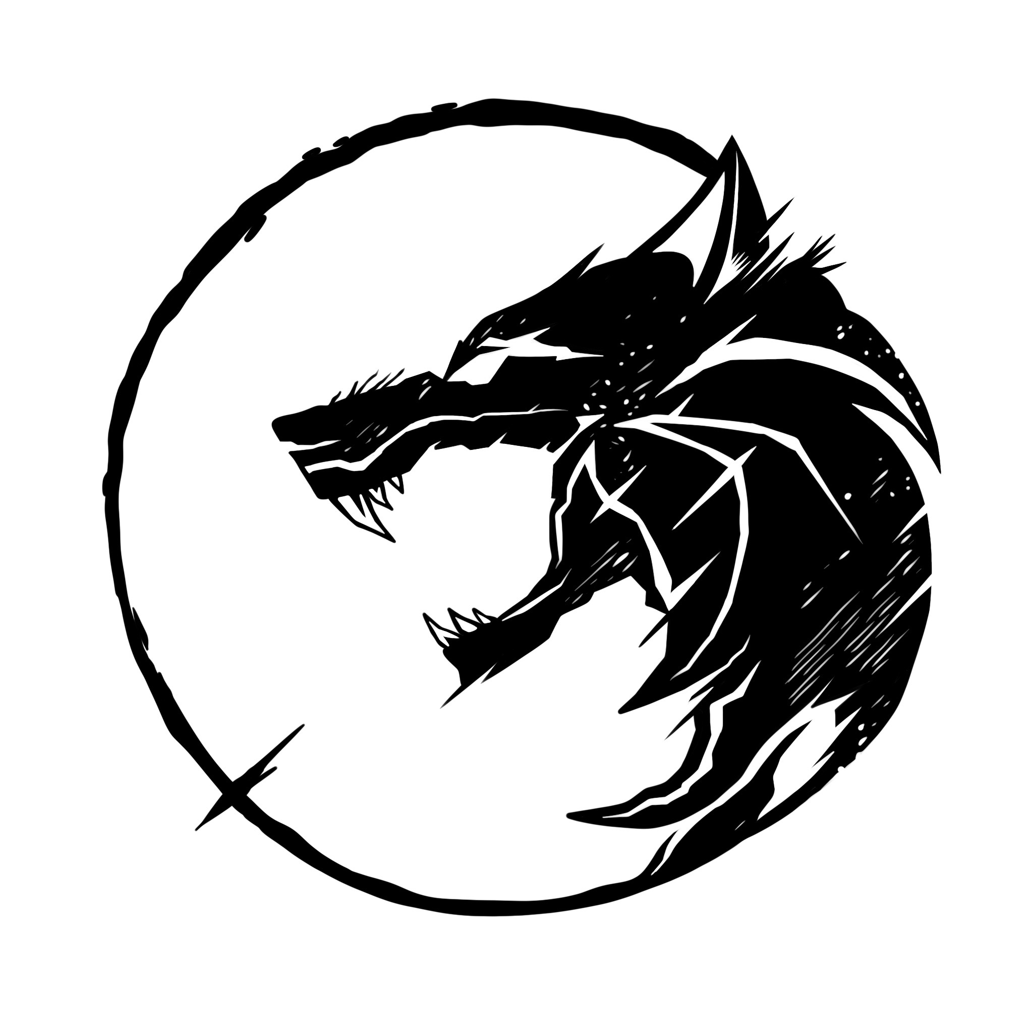 Stylized heraldry from the Witcher universe