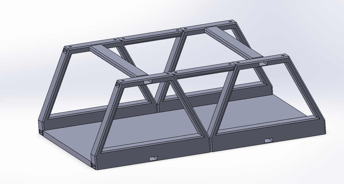Carrera 132 124 modular bridge / modulare Brücke