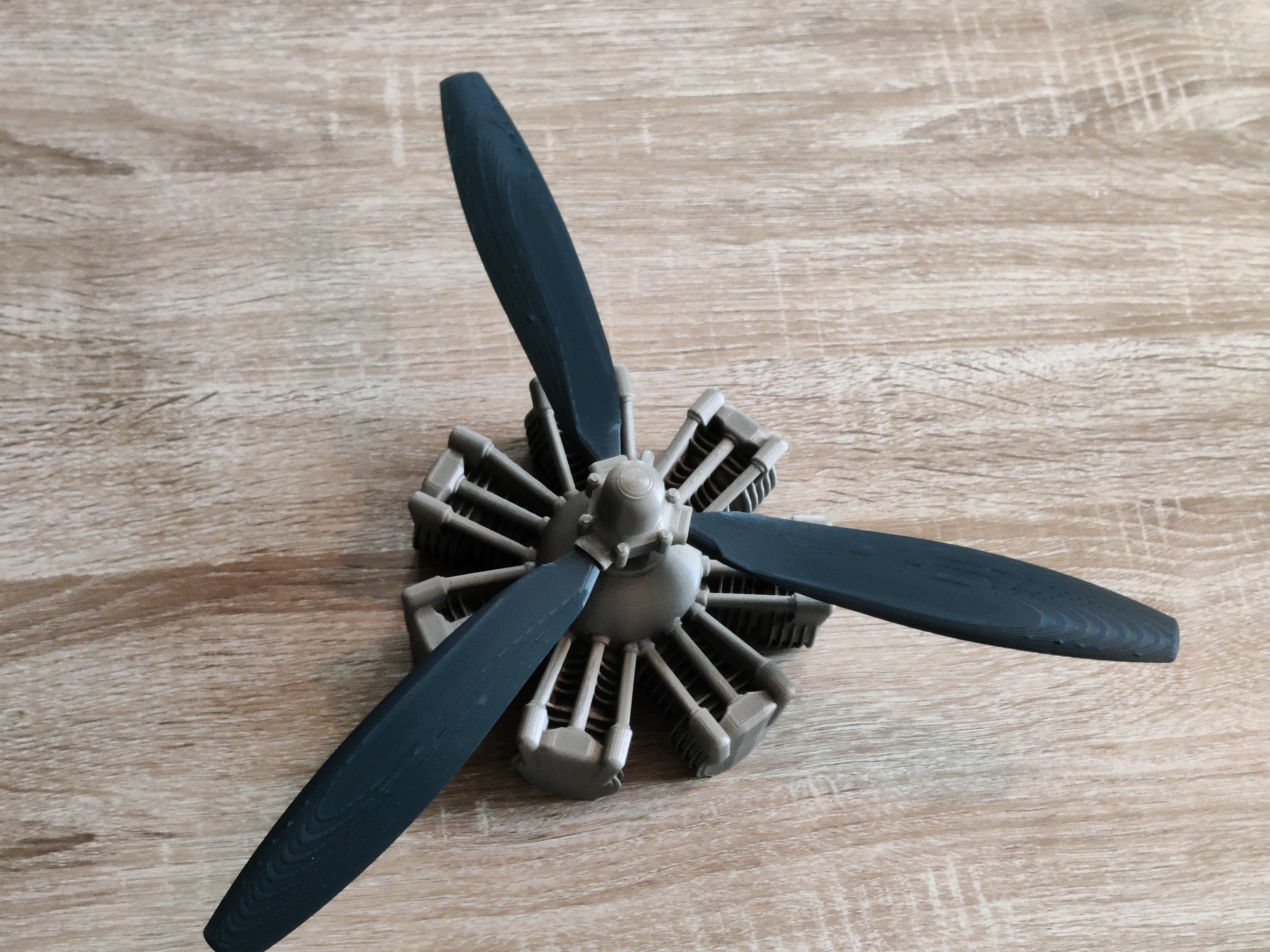 Miniatura 2 do modelo 3D Plane rotary engine