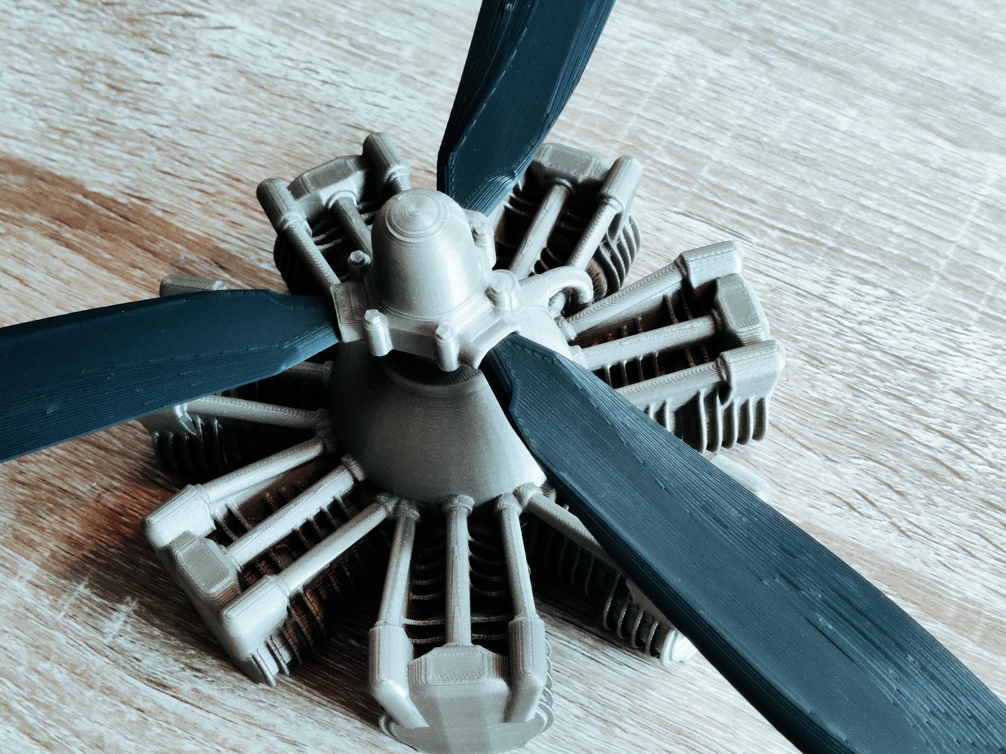 Miniatura 3 do modelo 3D Plane rotary engine
