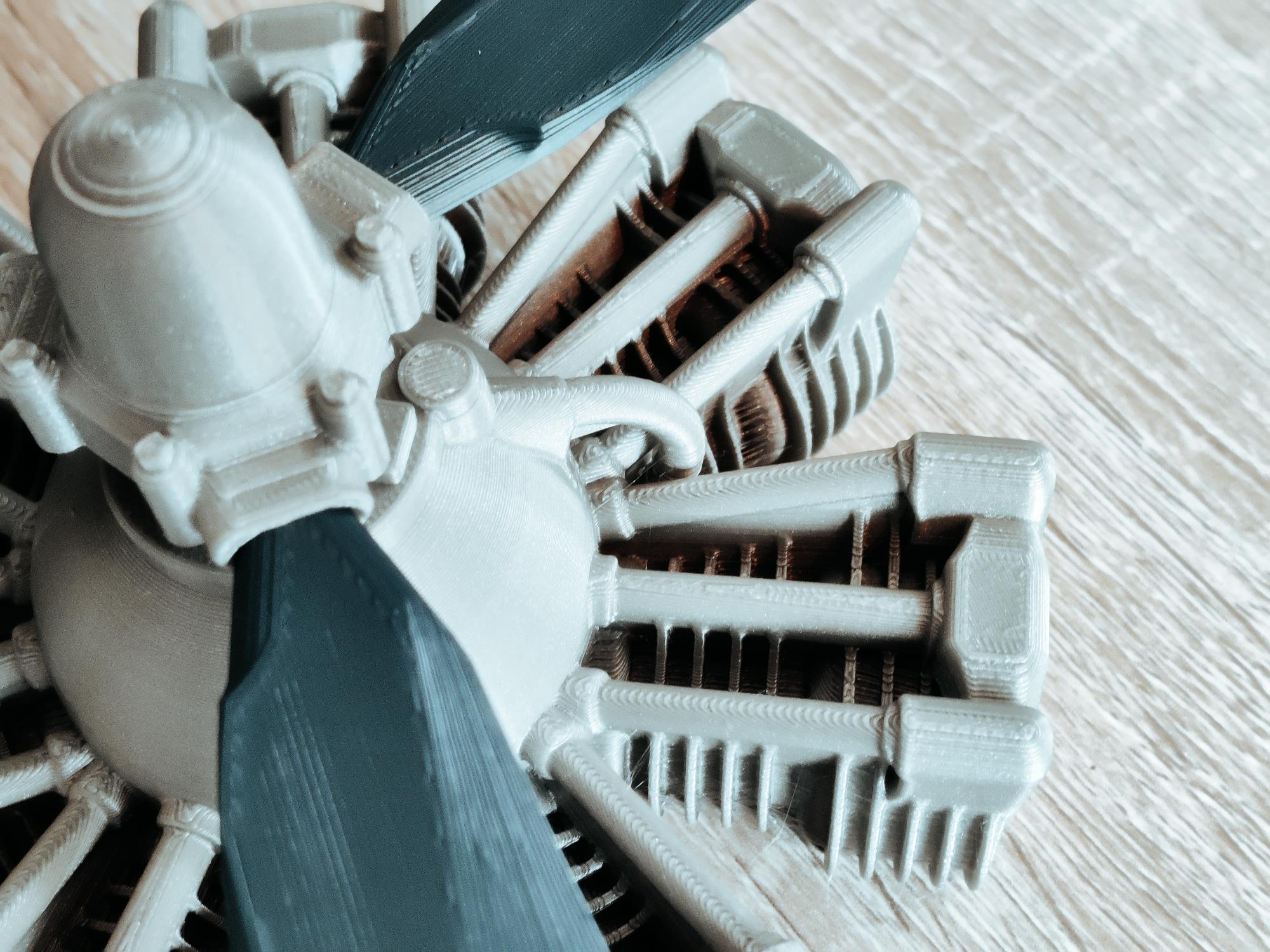 Miniatura 5 do modelo 3D Plane rotary engine