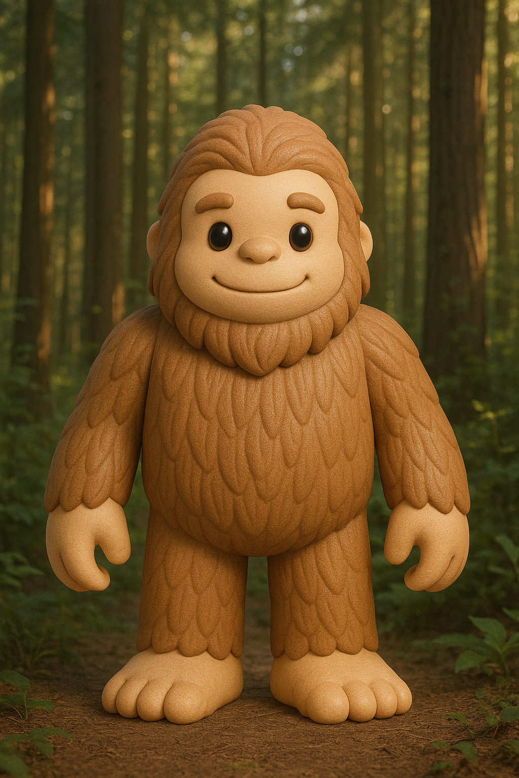 Toy Sasquatch also known as "Bigfoot".