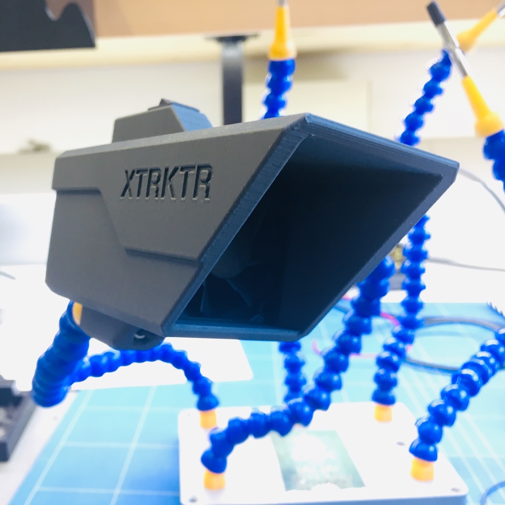 XTRKTR Solder Fume Extractor by dtxtr Download free STL model
