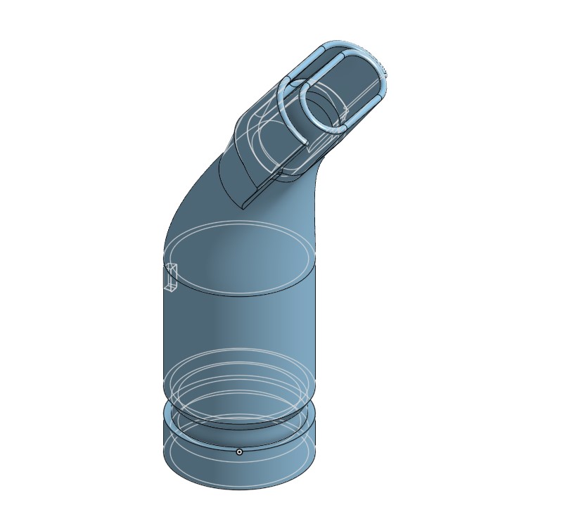 Dustcollection Adapter B&D jigsaw to Dyson vacuum