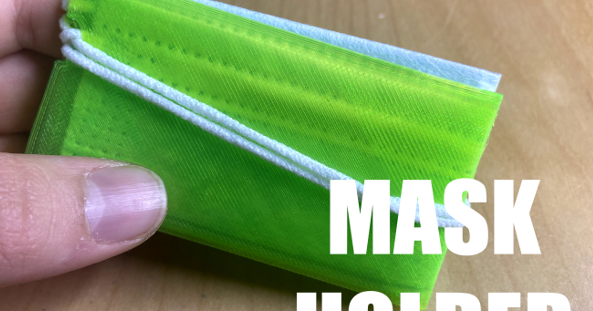 MASK HOLDER by 3D Zack Download free STL model
