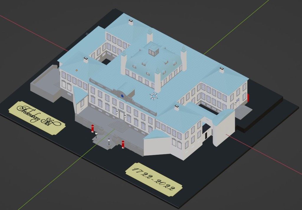 Miniatura 3 do modelo 3D Fredensborg Castle