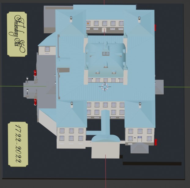 Miniatura 4 do modelo 3D Fredensborg Castle