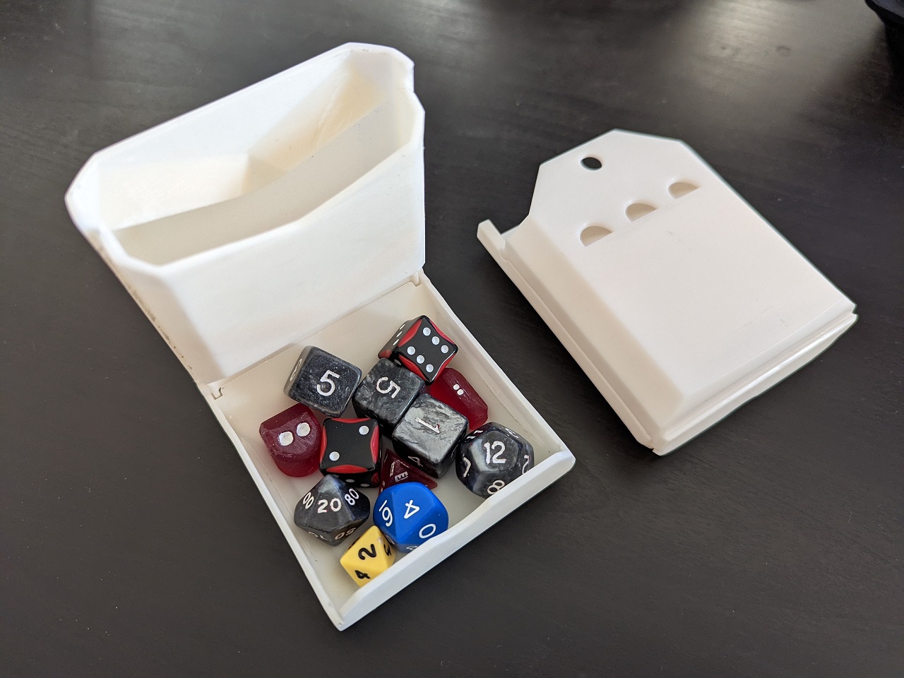 Easy Print Hinged Dice Tower Box for Resin Printer