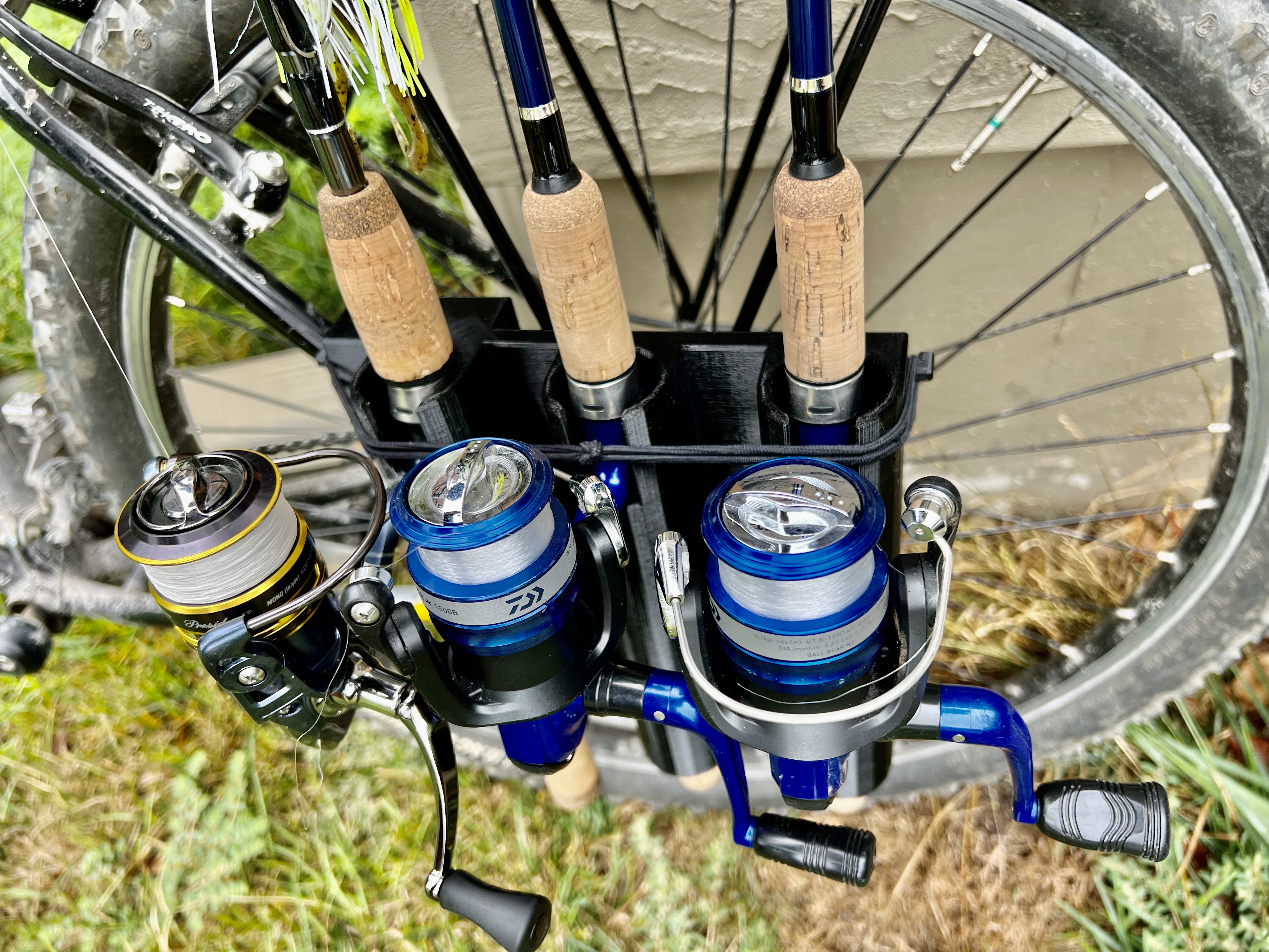  Bike Fishing Rod Holder-Fishing Rods are Securely