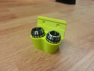 ER25 Collet wall holder