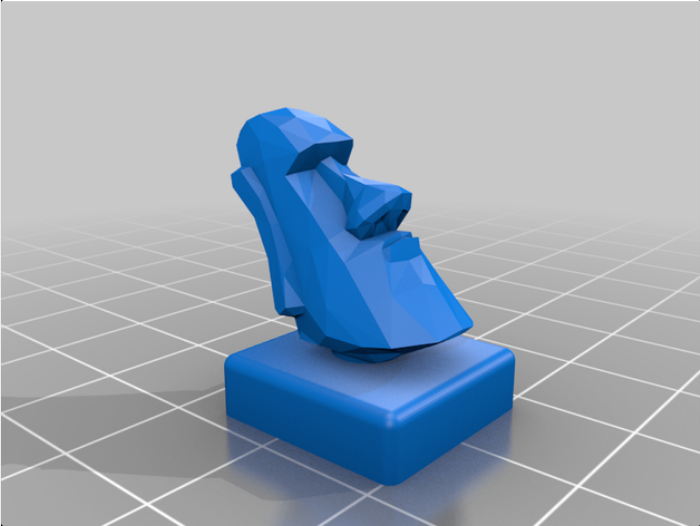 moyai keycap with keycap bottom