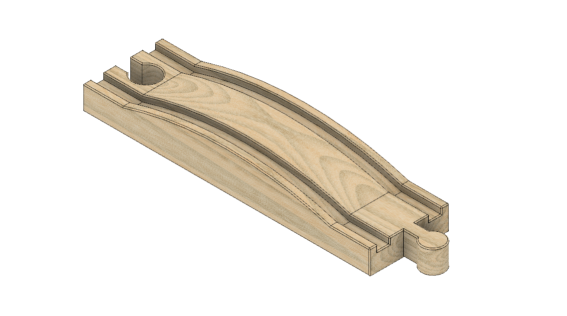 Brio Compatible Standard "A" Straight Track With Bump