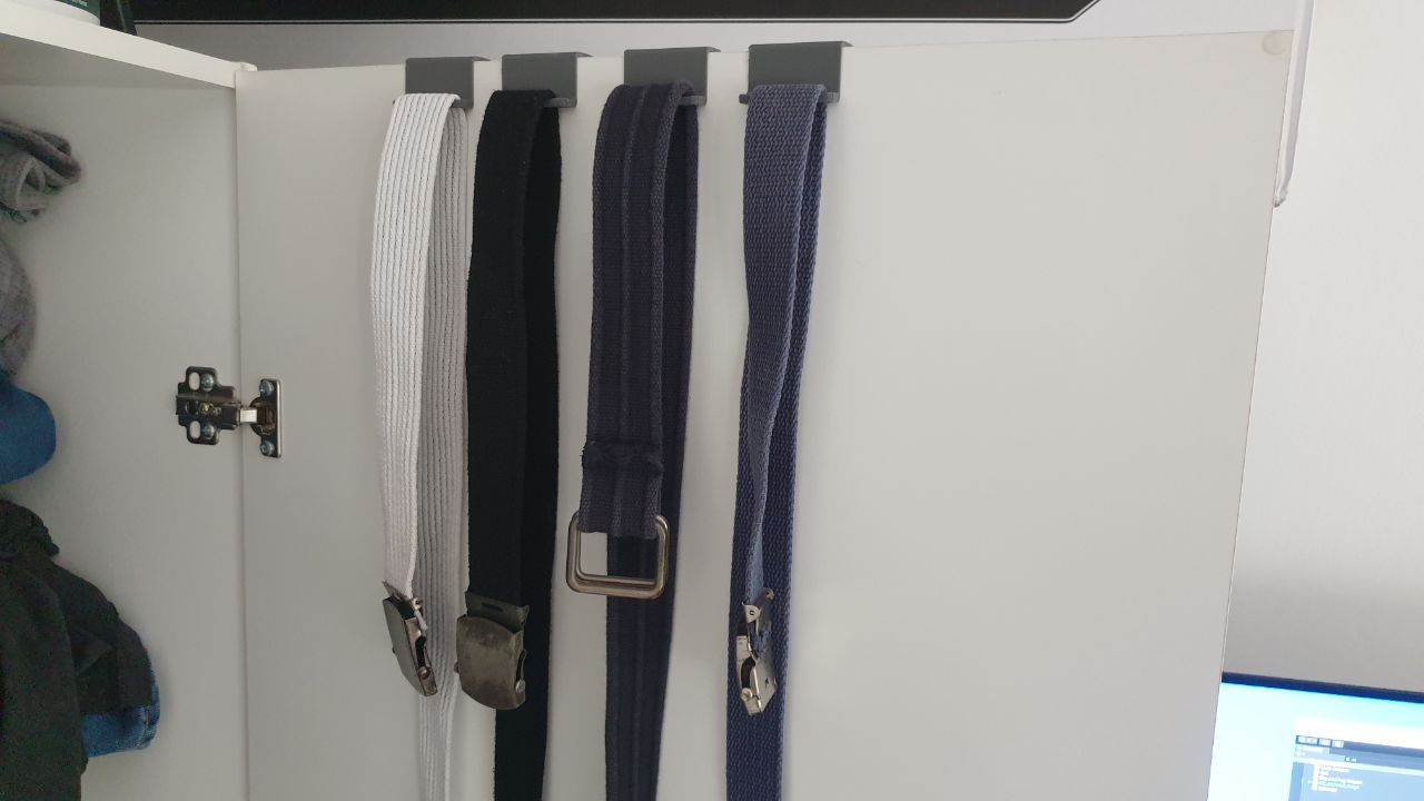 Belt support for IKEA dressings