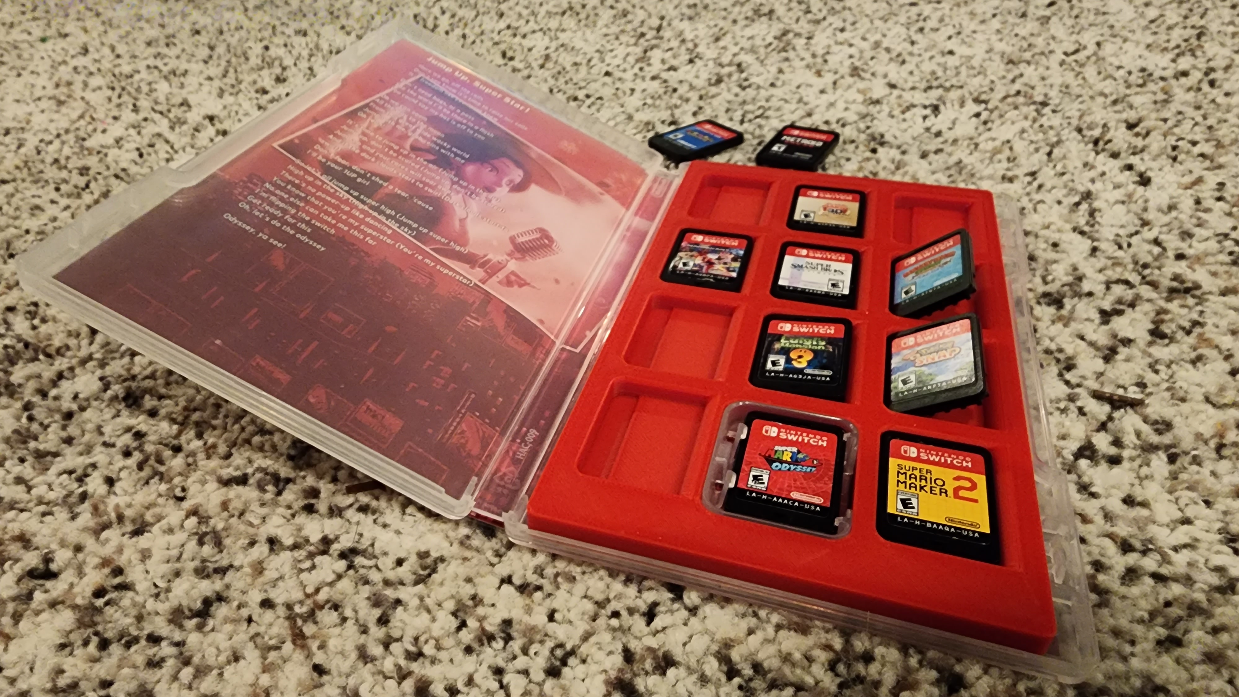 v2 - Nintendo Switch Cartridge holder/insert