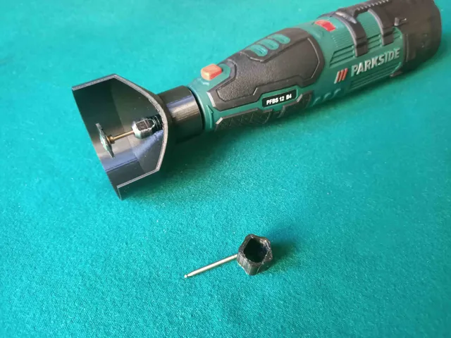 Parkide / dremel hood and spindle key