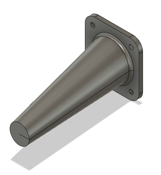 Furniture leg 150mm high