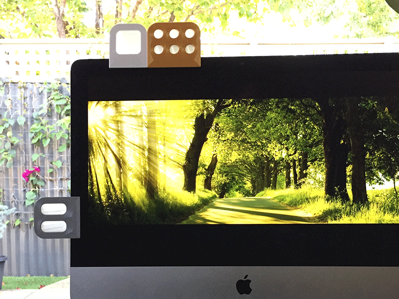 Modular Desk Organizer Print In Place Monitor Mounted by NVNTstudio