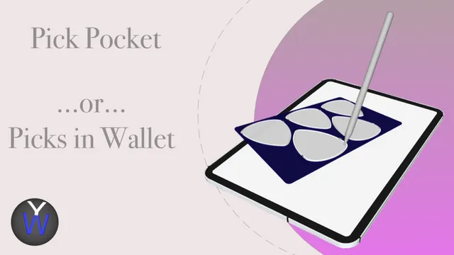 Wallet Guitar Picks (Credit Card Size)