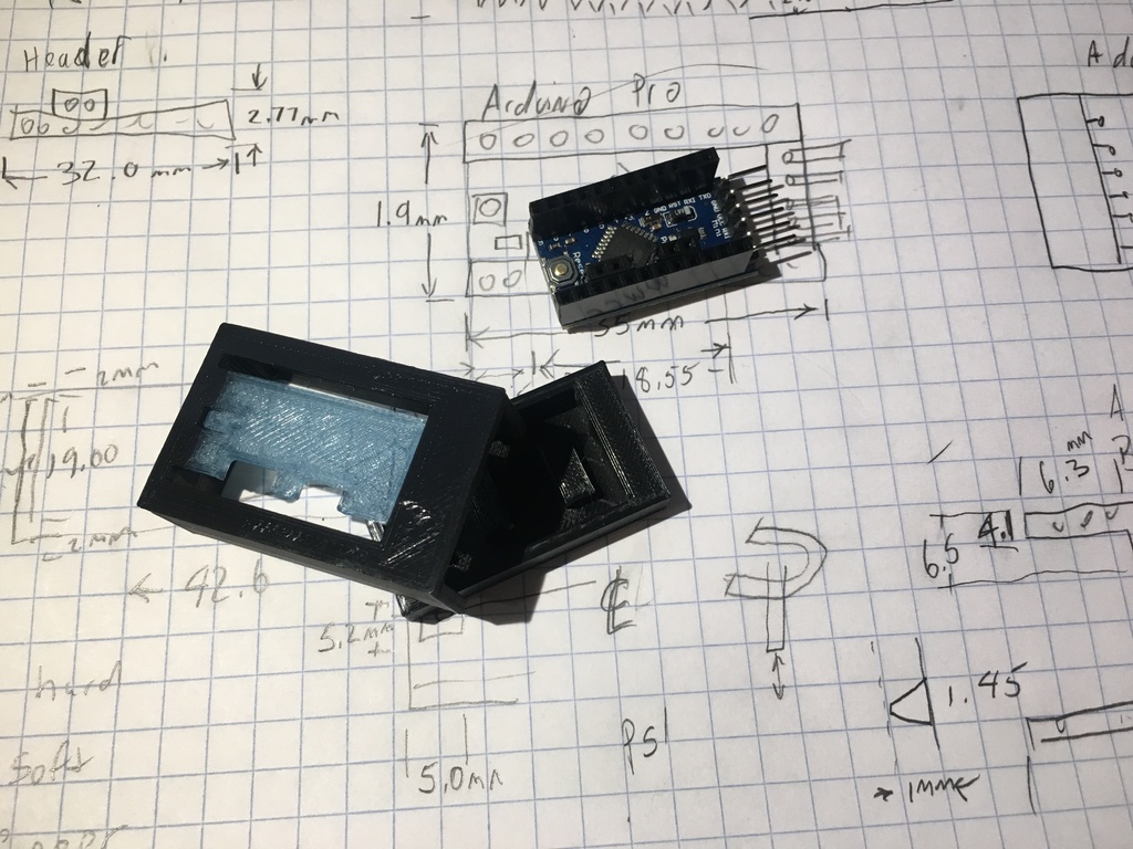 Arduino Pro Header Cover by Yepher | Download free STL model ...