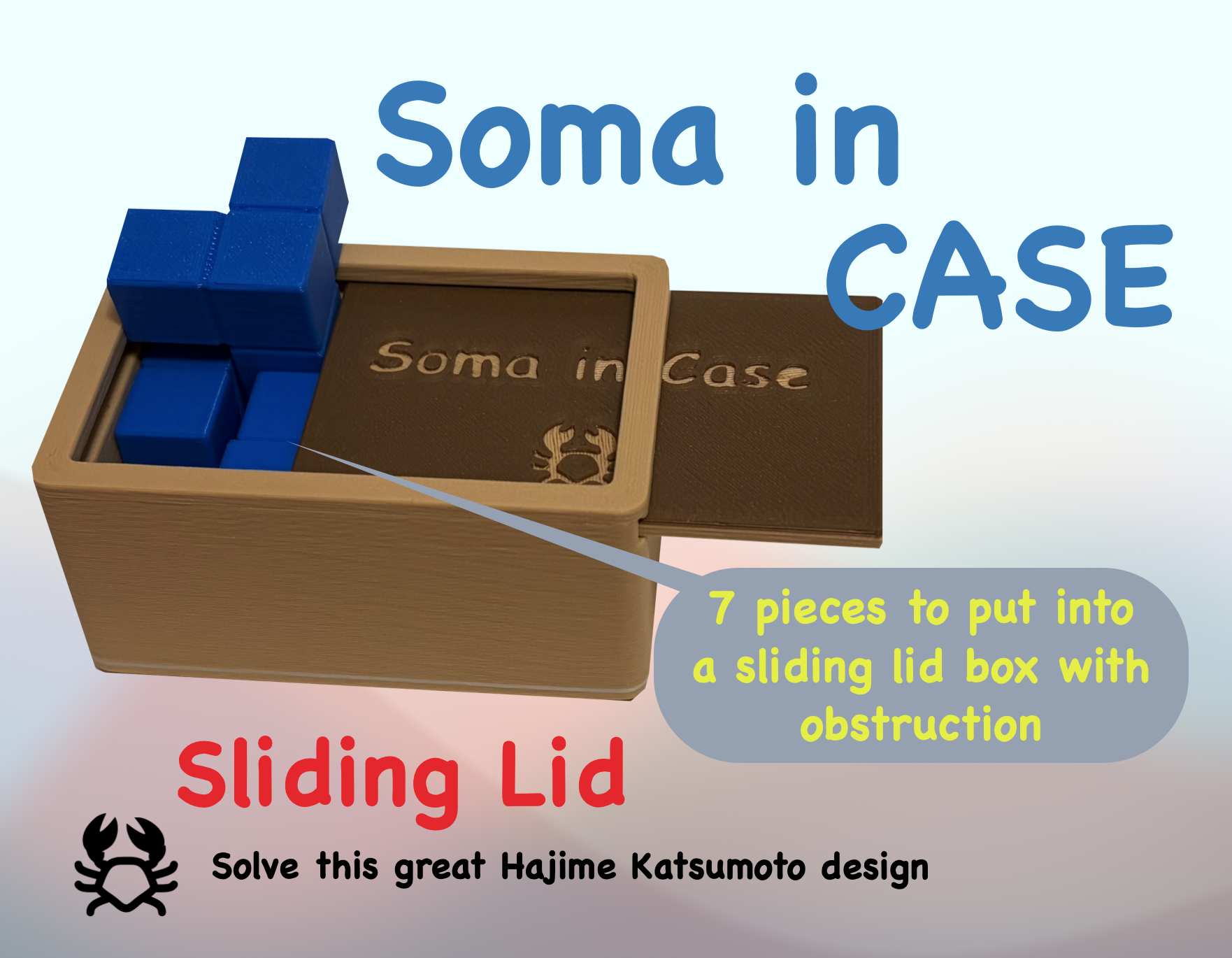 Soma in Case Packing Puzzle