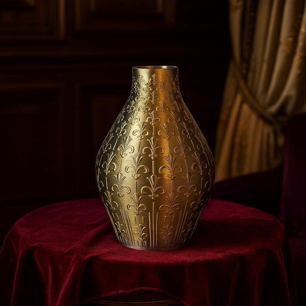 Golden Fleur Vase