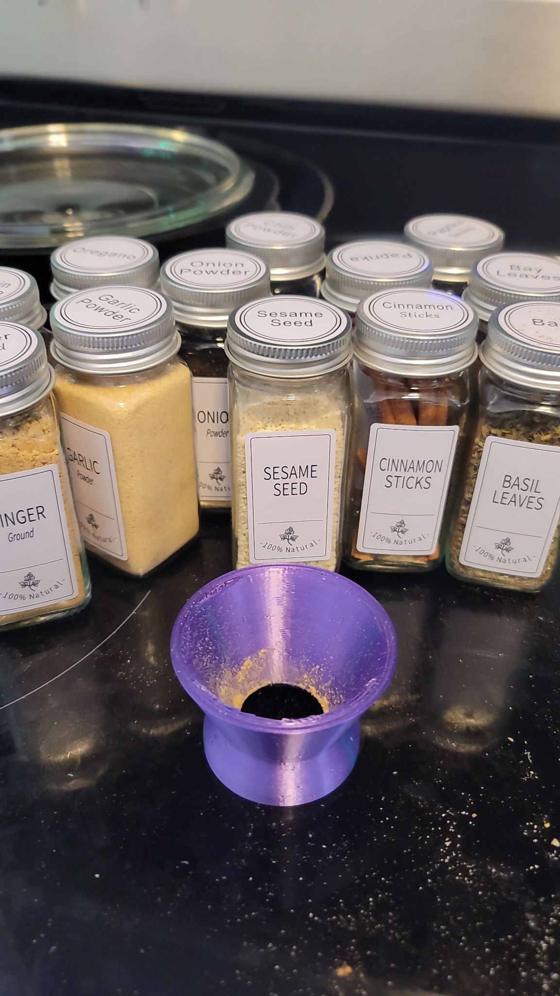 Threaded Spice Bottle Funnel
