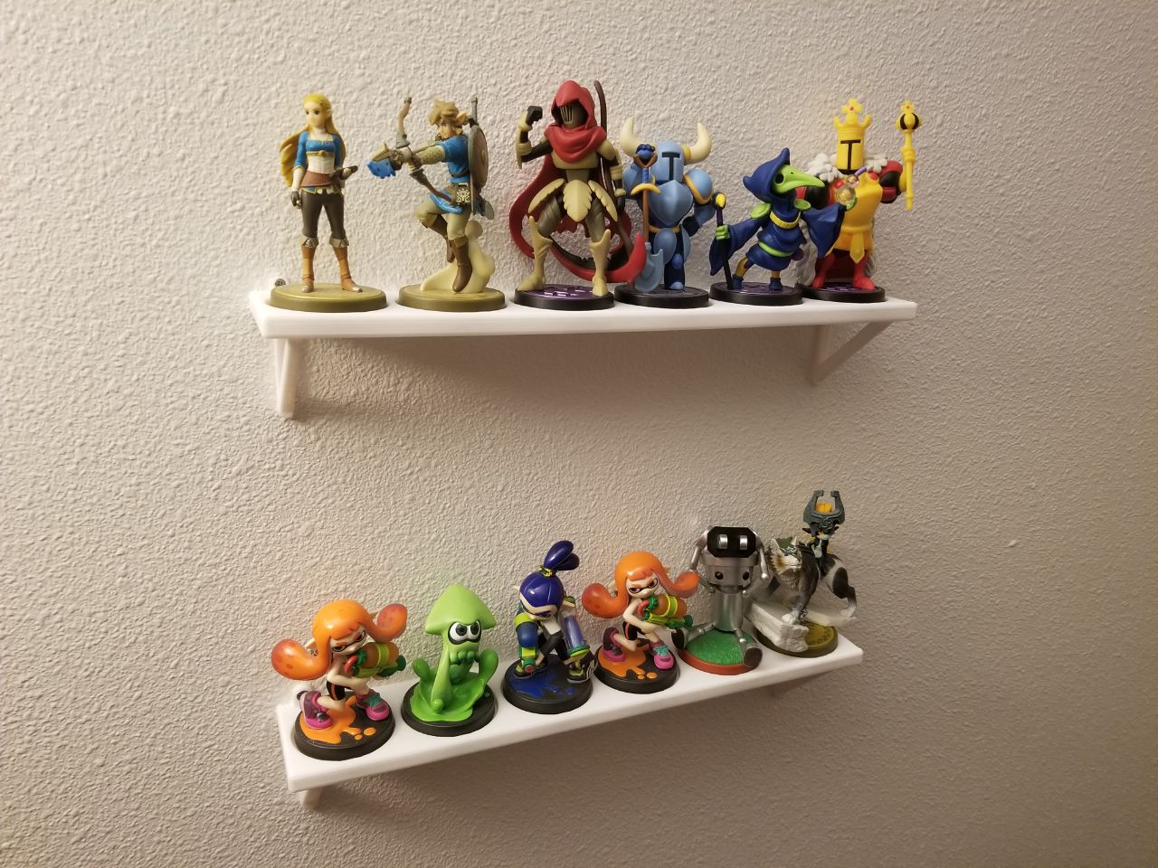 Amiibo Wall Shelf (6 Sizes) by Bryce Dixon Download free STL model