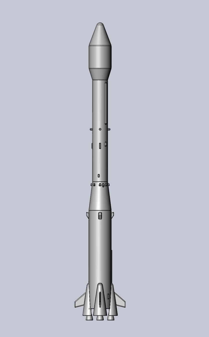 Ariane 1 Rocket Model