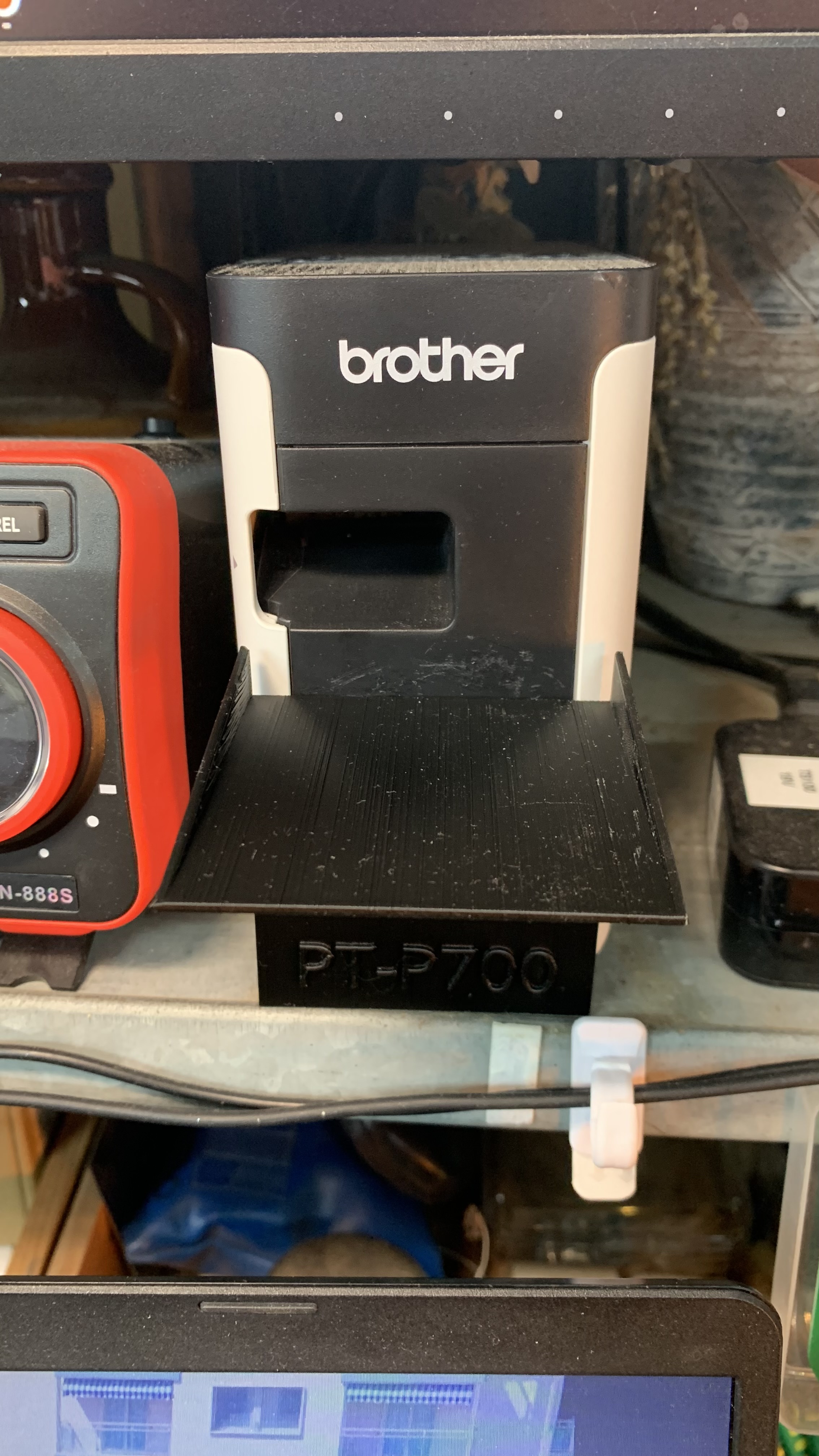 Brother PTP700 Label Printer Output Catch Tray by Billd Download