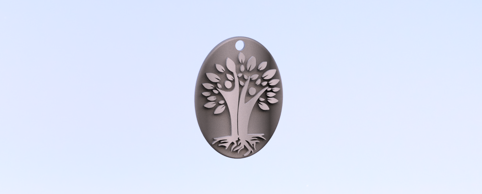 Family Tree key chain