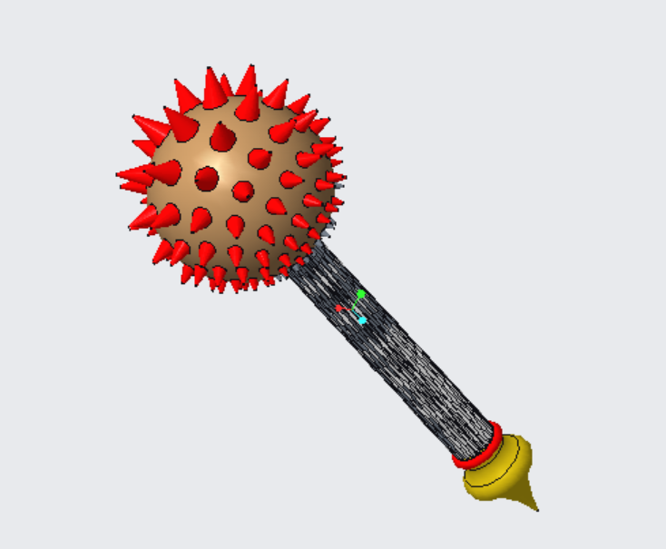 spiked mace