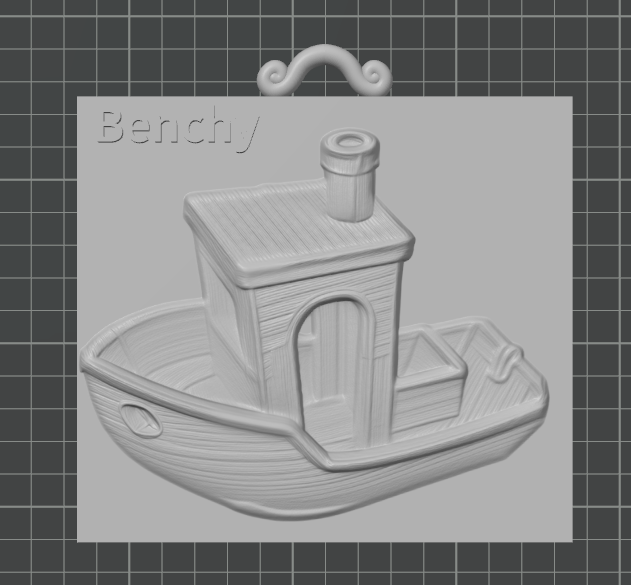 3D Benchy wall art