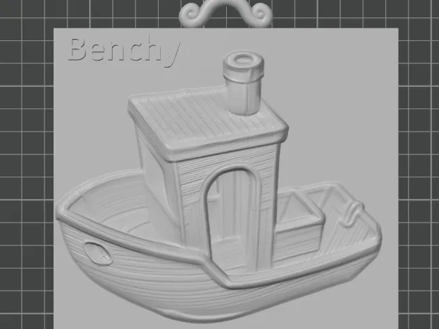 3D Benchy wall art